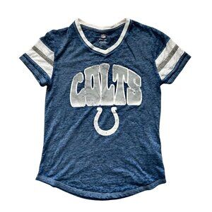 Girls NFL Colts T-Shirt - Size M (10/12)